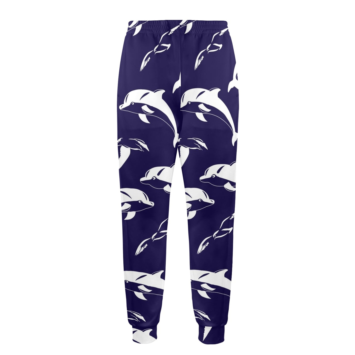 dolphin Design Print Pattern JJ0131 Men's Casual Track Pants