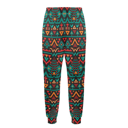 Aztec Pattern Print Design 04 Men's Casual Track Pants