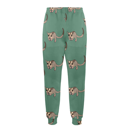 Sugar Glider Pattern Print Design 01 Men's Casual Track Pants