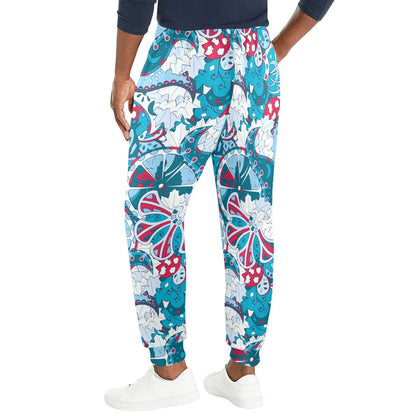 Funky Retro Pattern Print Design A05 Men's Casual Track Pants