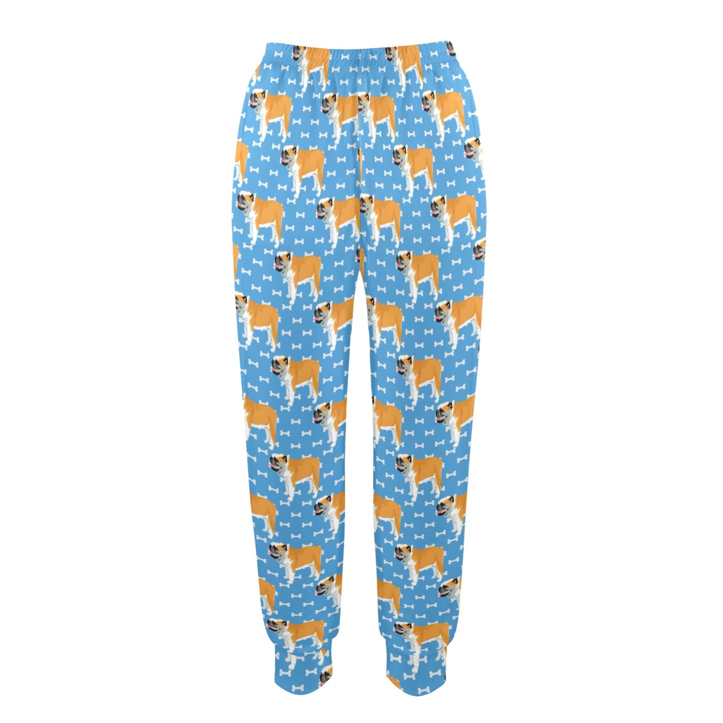 Bulldogs Pattern Print Design 06 Women's Casual Track Pants