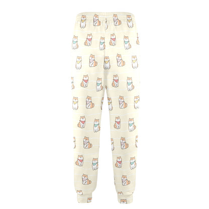 Shiba Inu Print Design LKS306 Men's Casual Track Pants