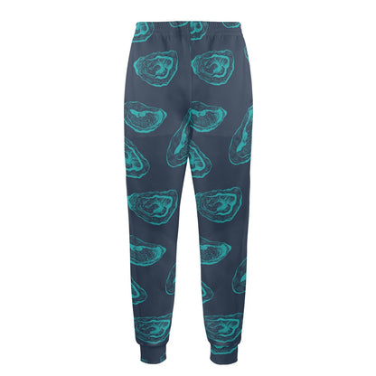 Oyster Pattern Print Design 01 Men's Casual Track Pants