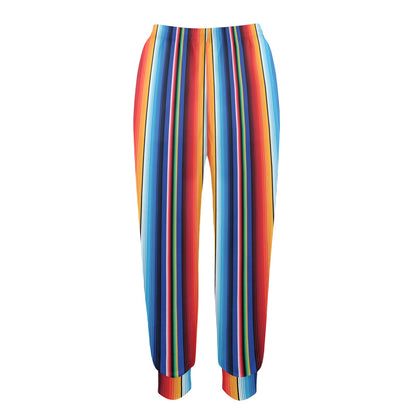 Mexican Blanket Stripe Print Pattern Women's Casual Track Pants