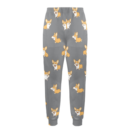 Pembroke Welsh Corgis Pattern Print Design A02 Men's Casual Track Pants