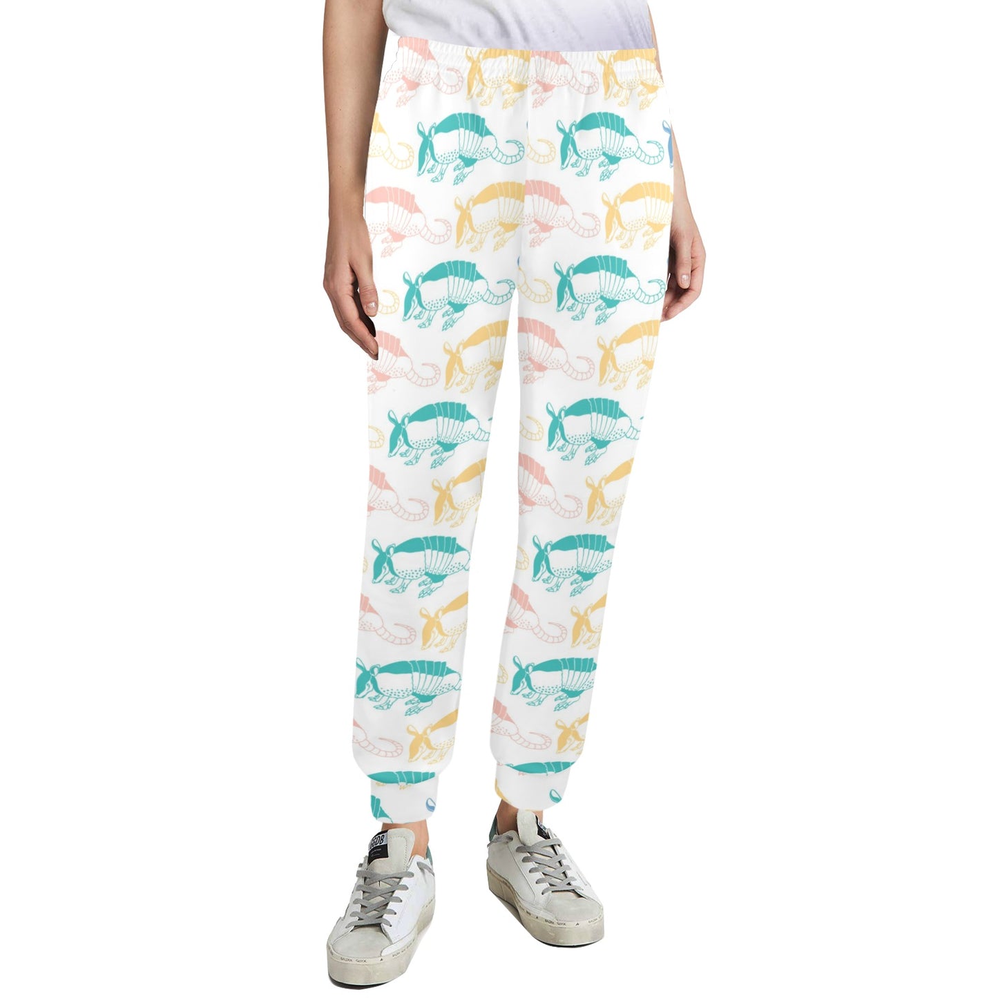 Armadillo Pattern Print Design 05 Women's Casual Track Pants