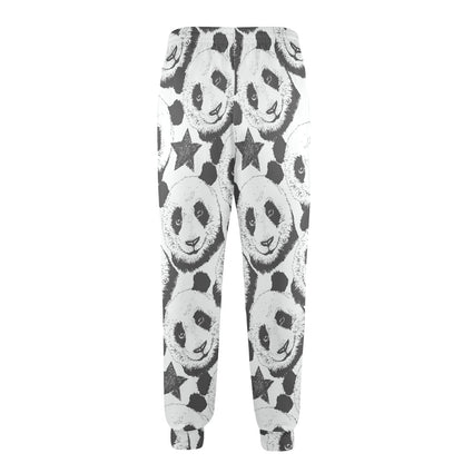 Panda Pattern Print Design A02 Men's Casual Track Pants