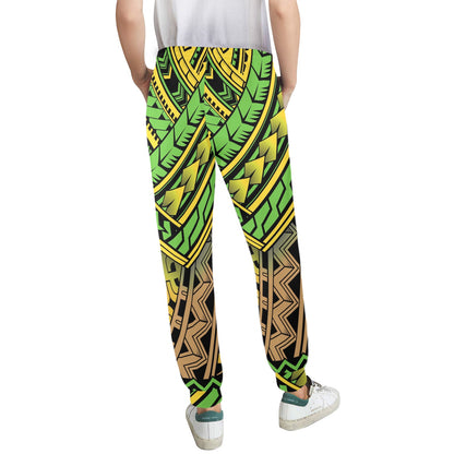 Polynesian Tribal Color Women's Casual Track Pants