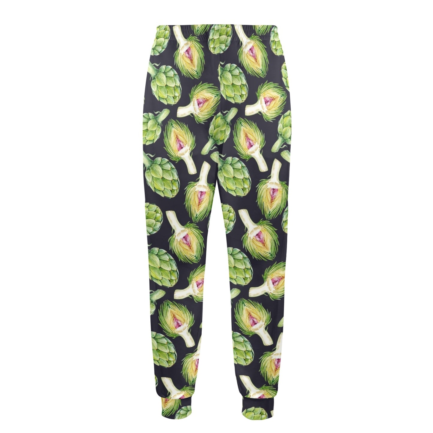 Artichoke Pattern Print Design 01 Men's Casual Track Pants