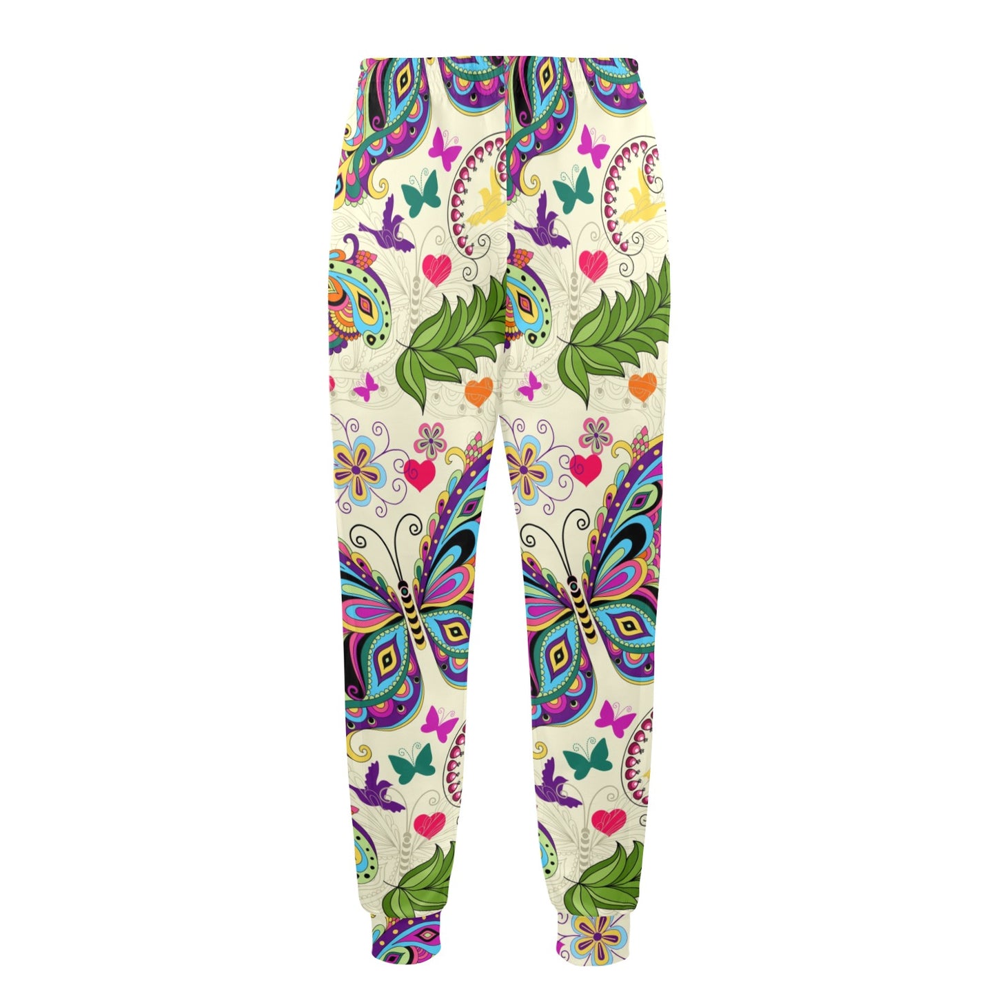 Butterfly Colorful Indian Style Men's Casual Track Pants