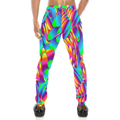 Psychedelic Trippy Pattern Men's Sweatpants
