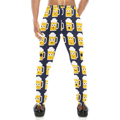 emoji beer Design Print Pattern JJ0121 Men's Sweatpants
