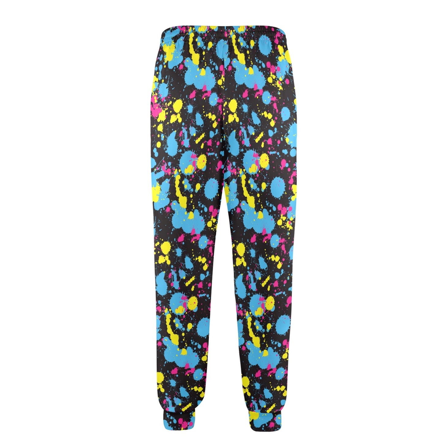 Splatter Colorful Print Design LKS301 Men's Casual Track Pants