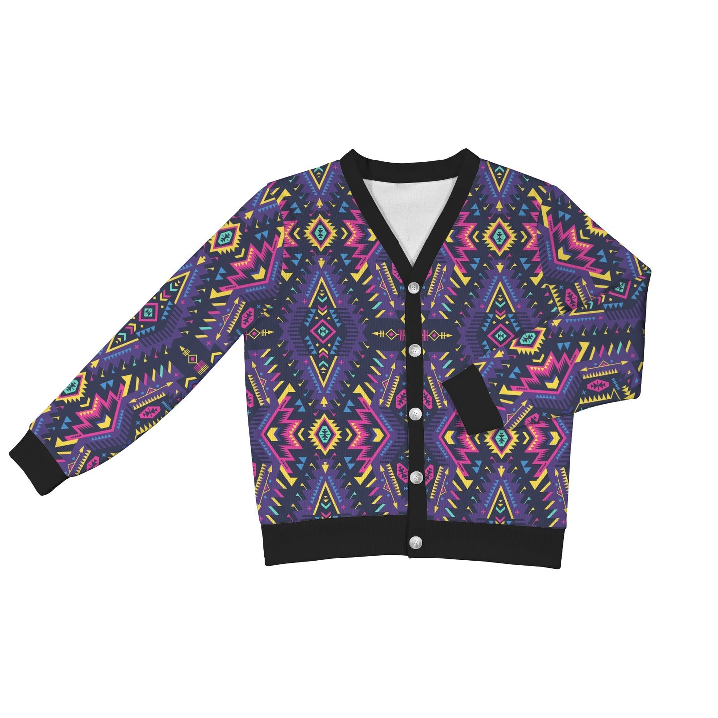 Aztec Pattern Print Design 07 Women's Cardigan