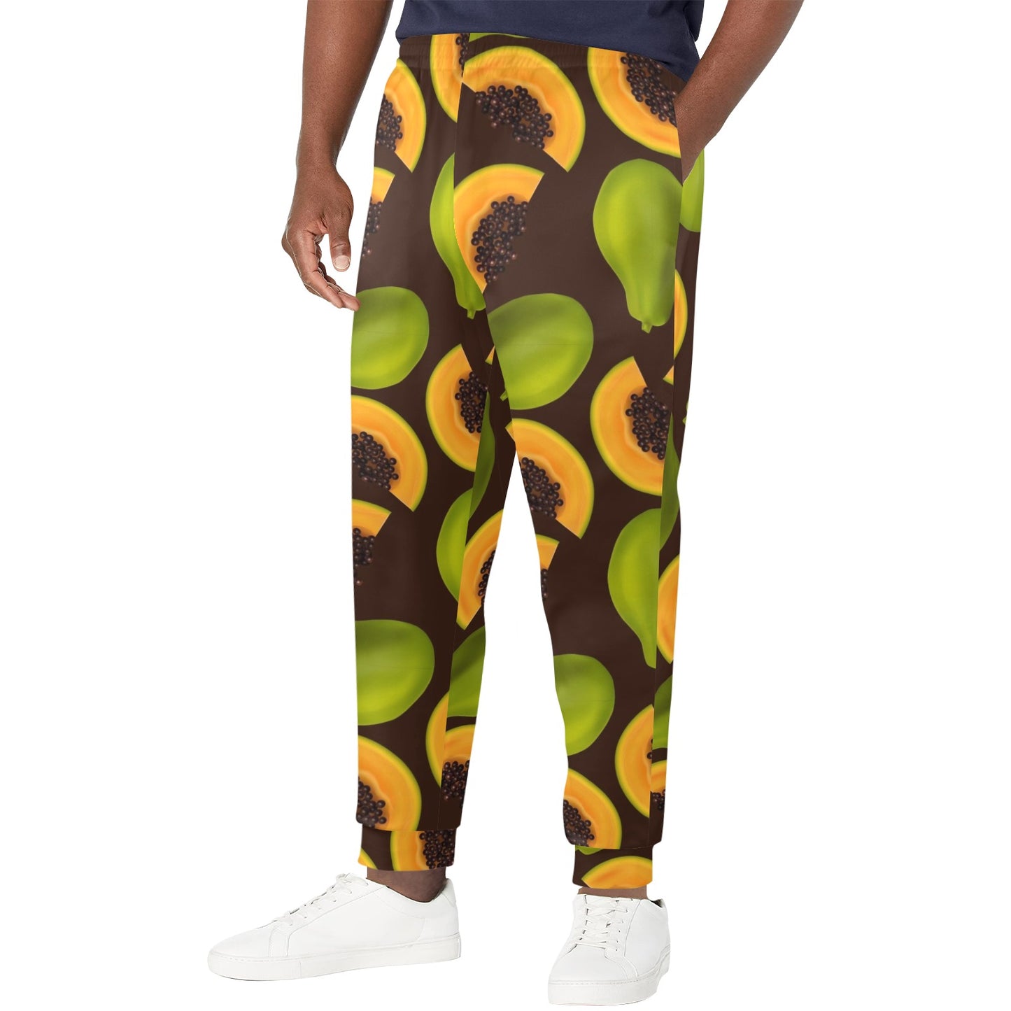 Papaya Pattern Print Design PP04 Men's Casual Track Pants