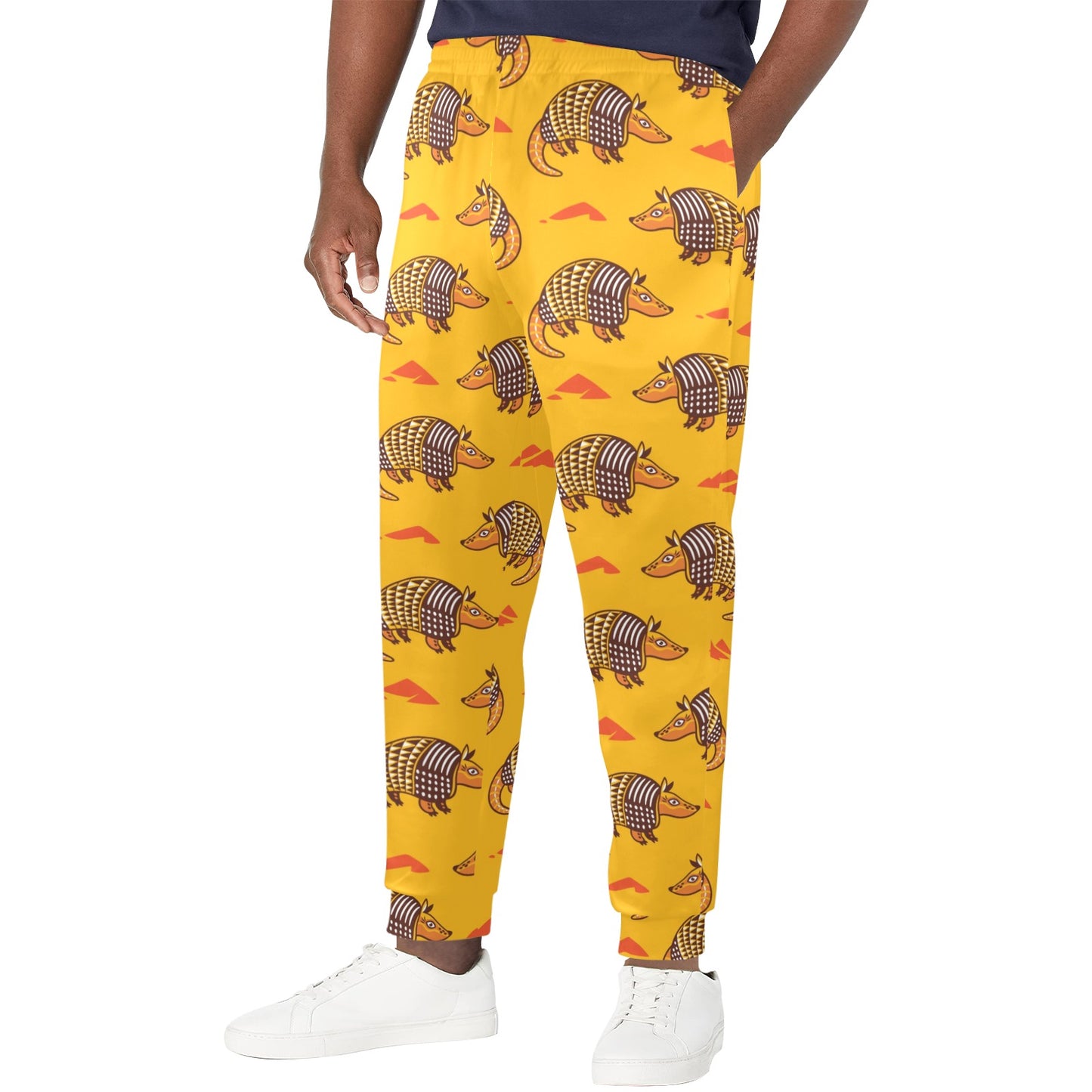 Armadillo Pattern Print Design 03 Men's Casual Track Pants