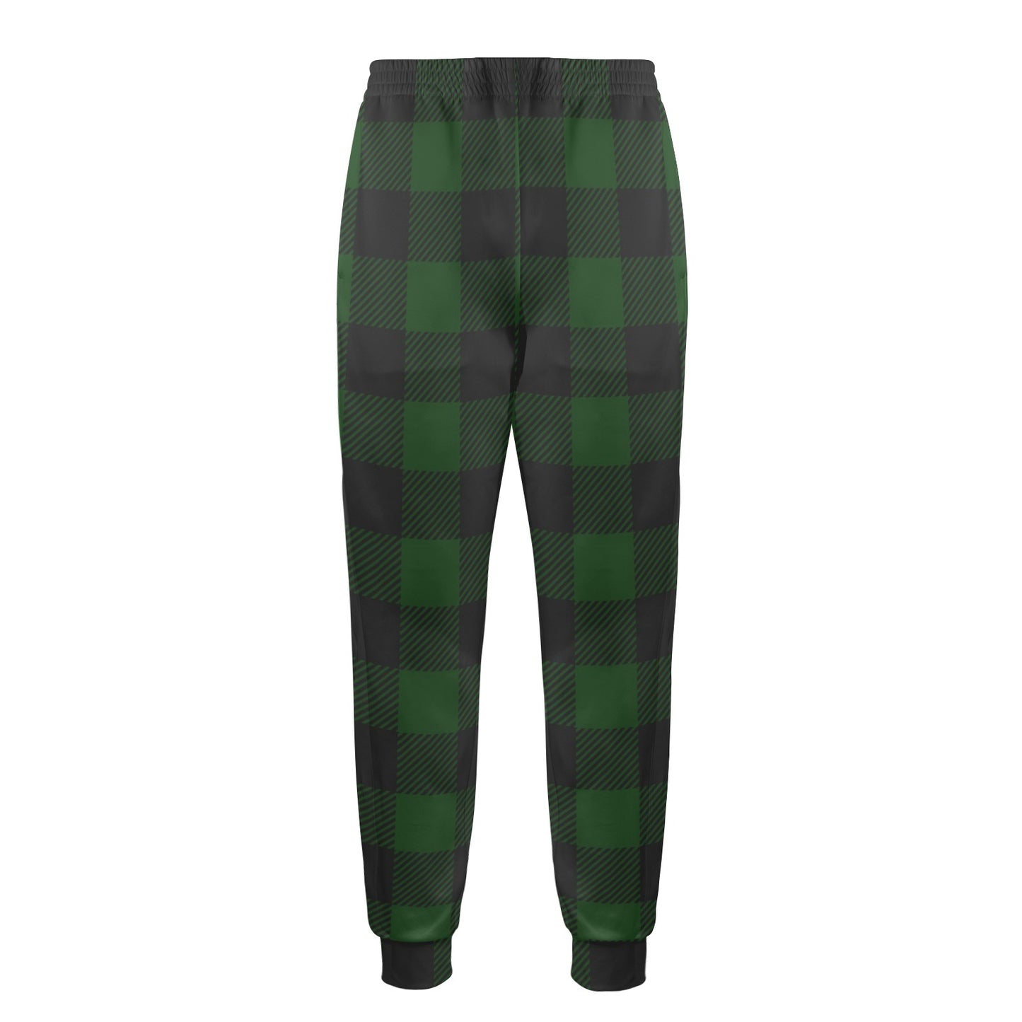 Buffalo check Green Pattern Print Design 02 Men's Casual Track Pants