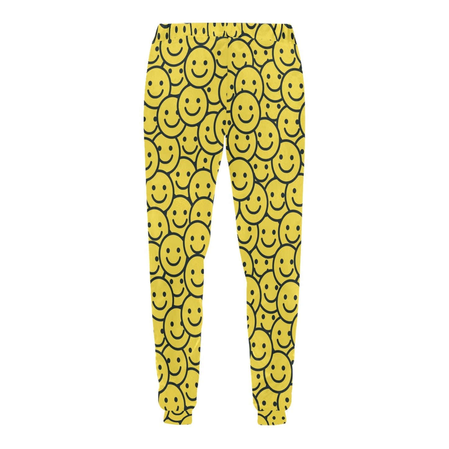 Smiley Face Emoji Print Design LKS302 Men's Sweatpants