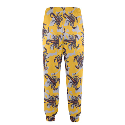 Scorpion Pattern Print Design 01 Men's Casual Track Pants