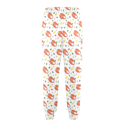 Salmon Steak Print Design LKS303 Men's Casual Track Pants