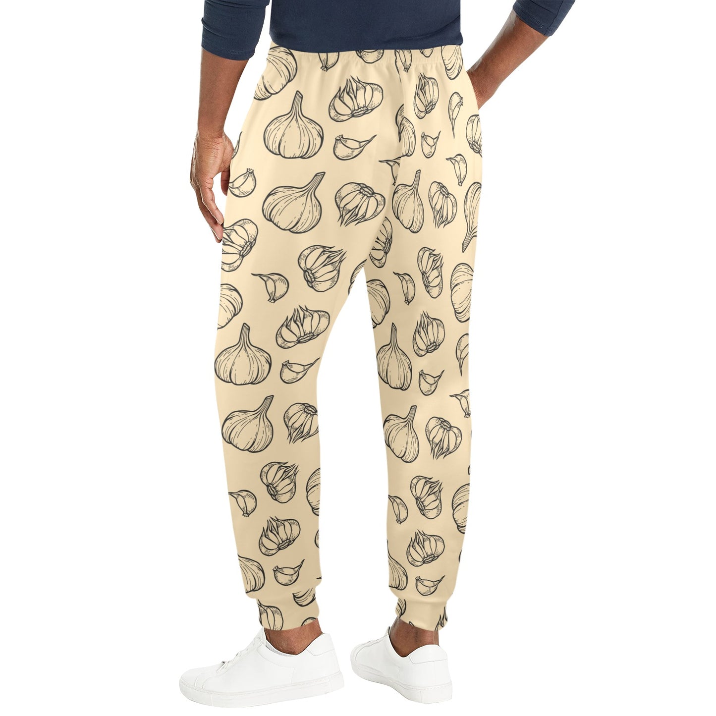 garlic Design Print Pattern JJ0248 Men's Casual Track Pants
