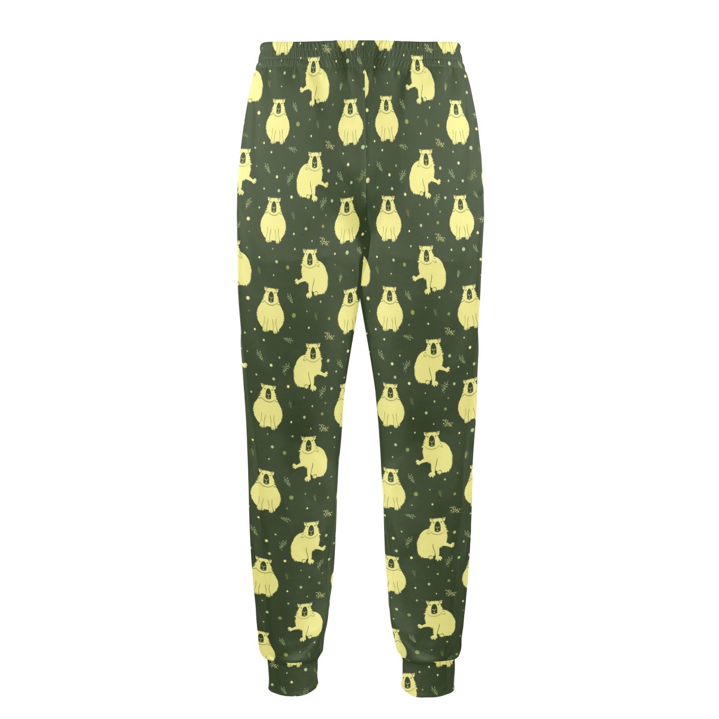 Capybara Pattern Print Design 03 Men's Casual Track Pants