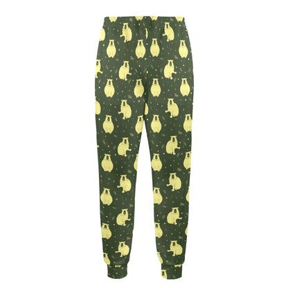Capybara Pattern Print Design 03 Men's Casual Track Pants