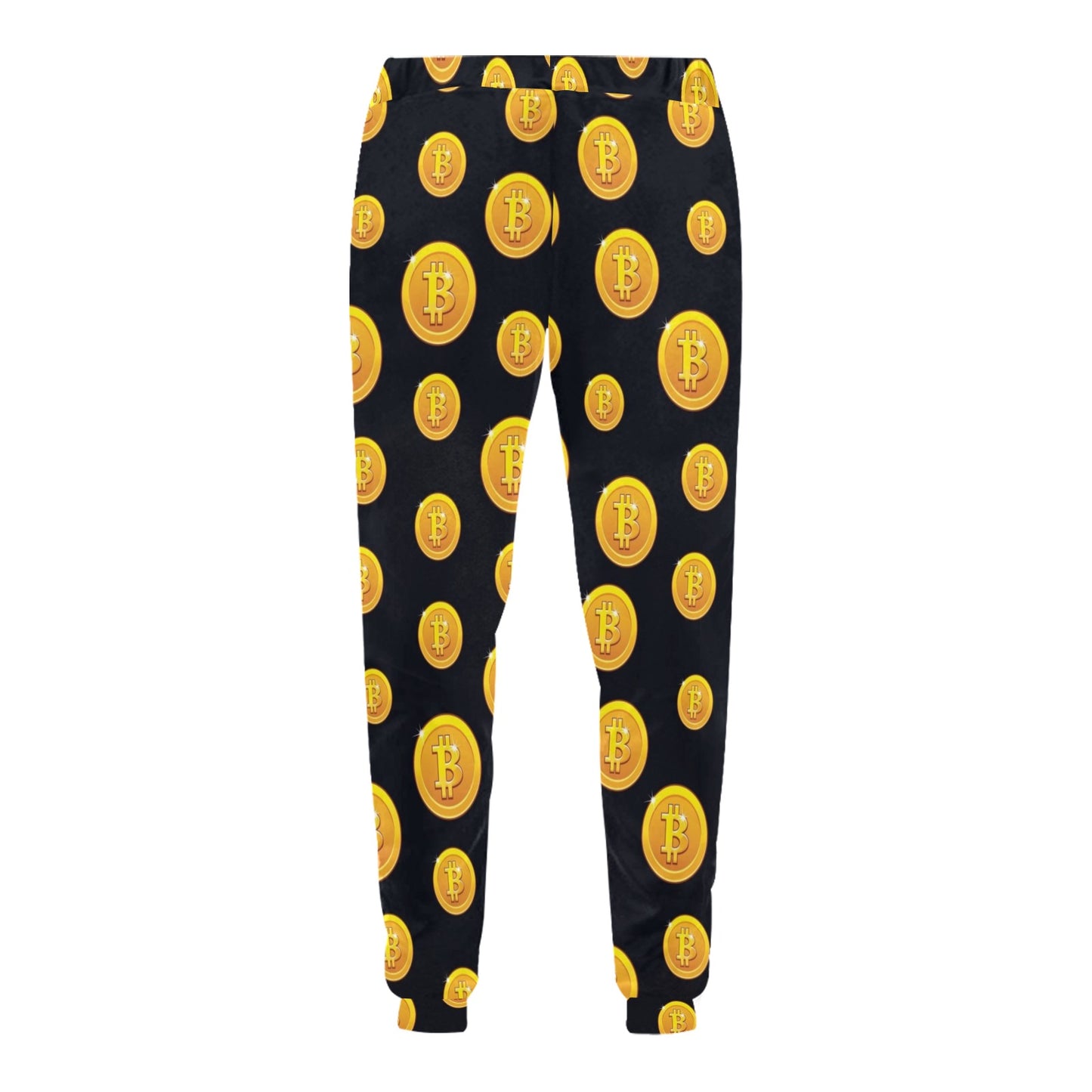 Bitcoin Pattern Print Design DO04 Men's Sweatpants