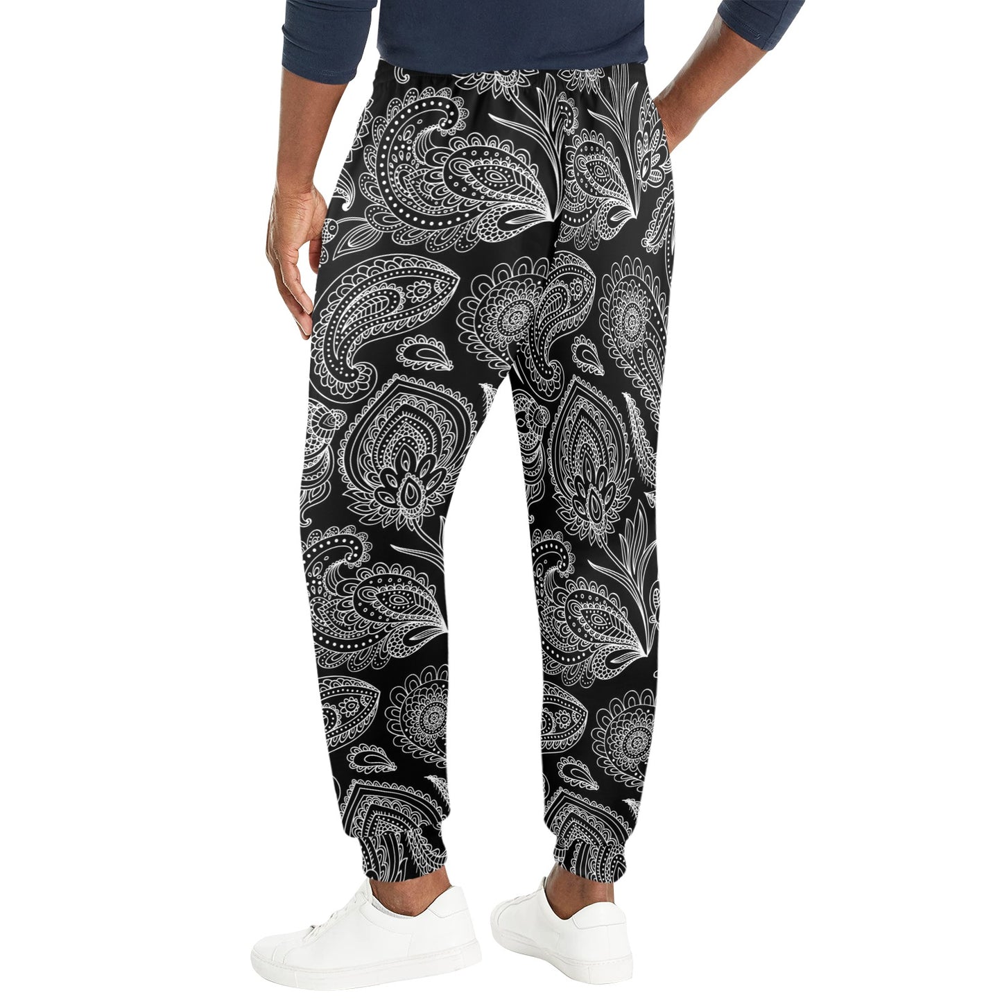 Paisley Pattern Print Design A04 Men's Casual Track Pants