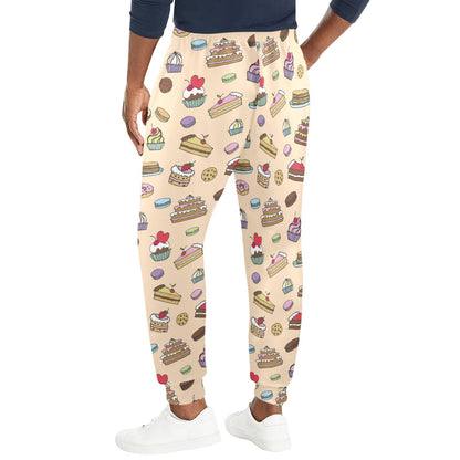 Cake Pattern Print Design 03 Men's Casual Track Pants