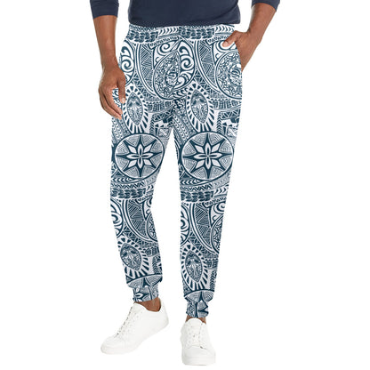 Polynesian Pattern Print Design A03 Men's Casual Track Pants
