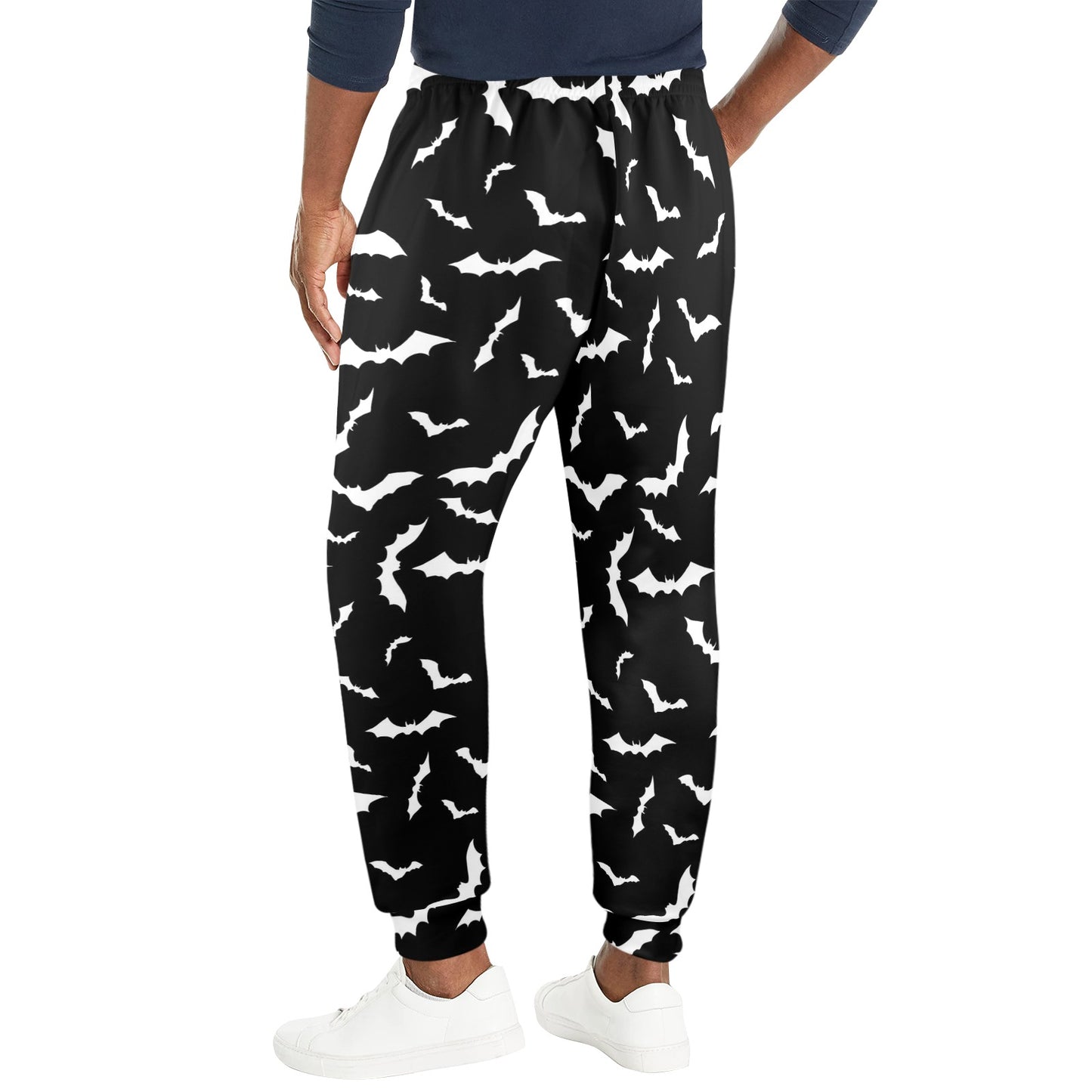 Bat Pattern Print Design 05 Men's Casual Track Pants