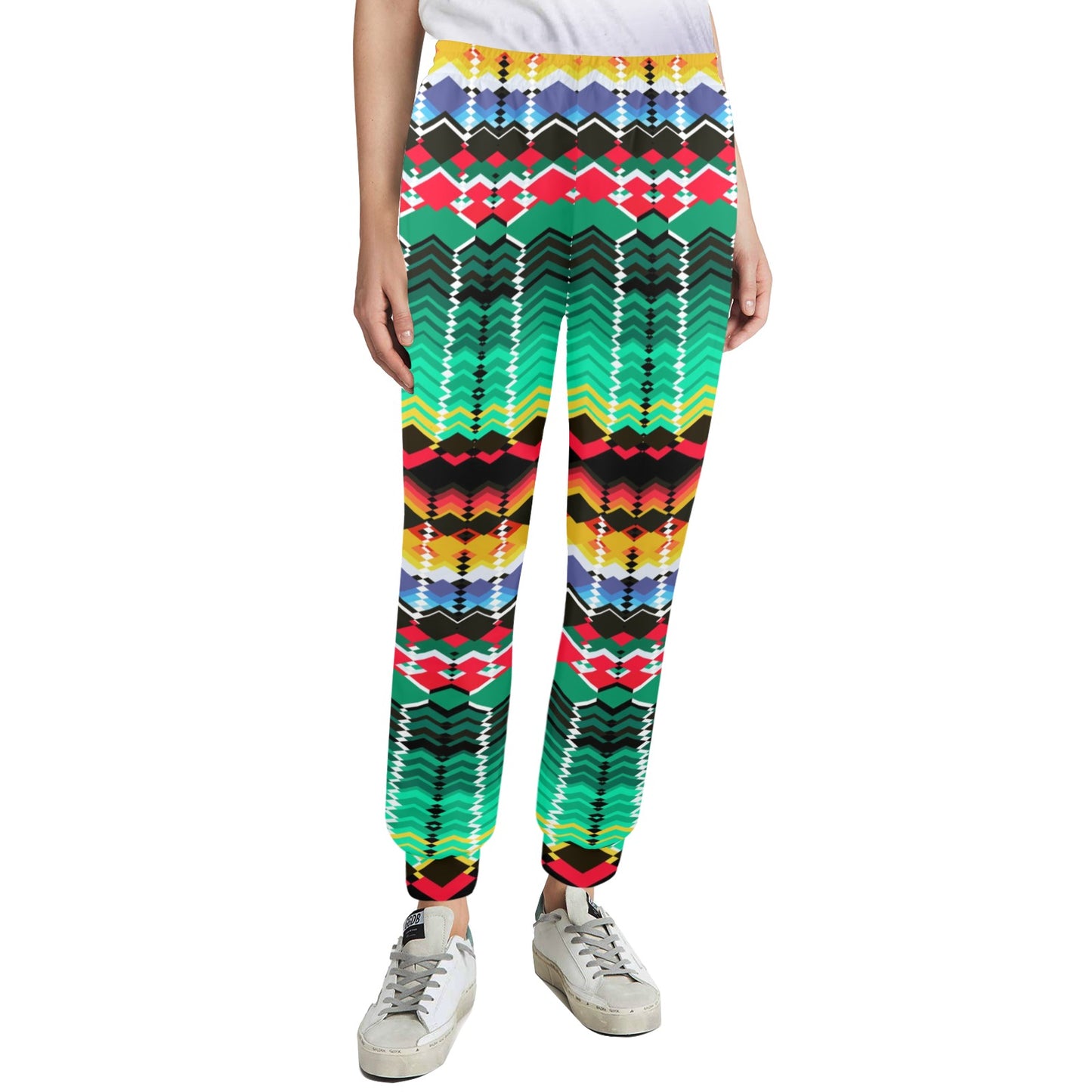 Serape Print Design LKS307 Women's Casual Track Pants