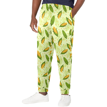 Agricultural Fresh Corn cob Print Pattern Men's Casual Track Pants