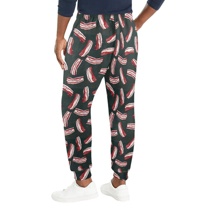 Bacon Pattern Print Design 02 Men's Casual Track Pants