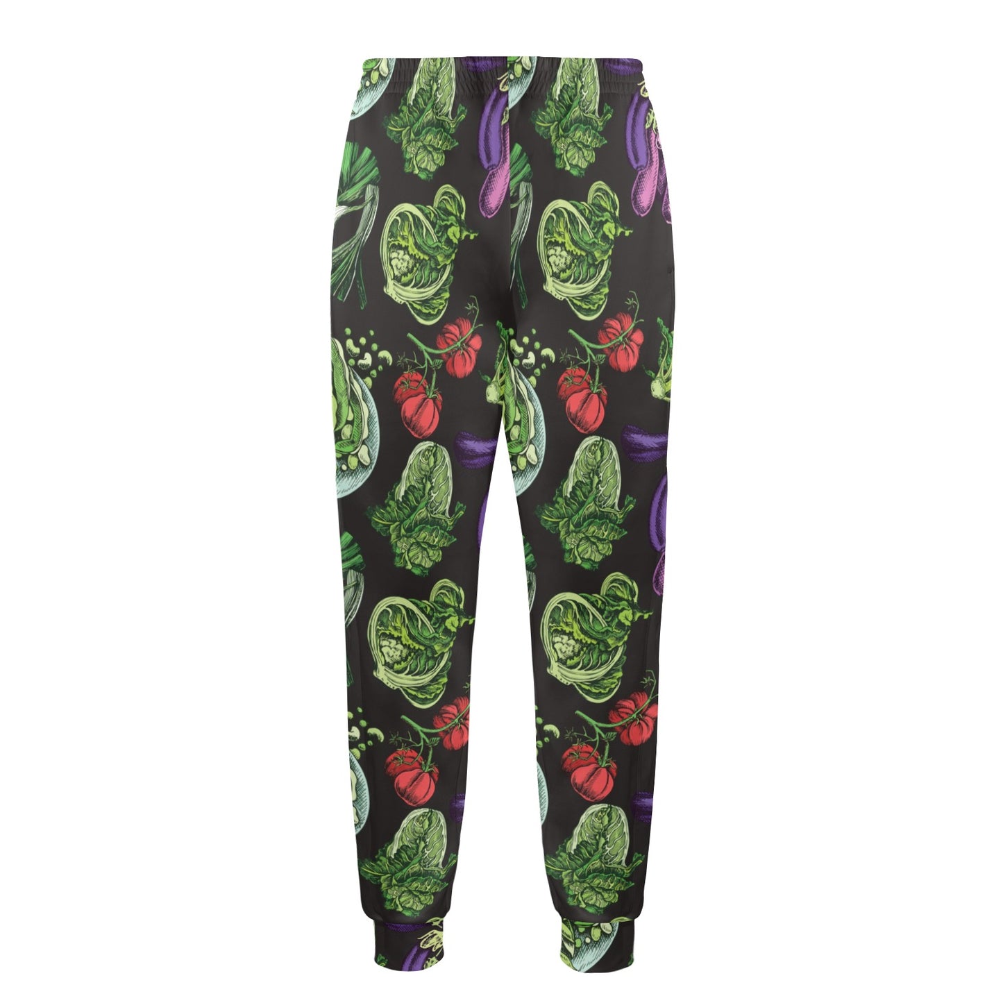 Lettuce Pattern Print Design 01 Men's Casual Track Pants