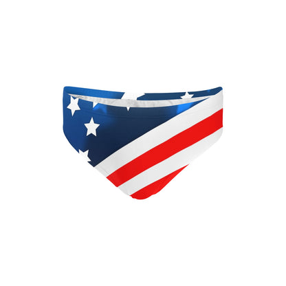 American flag Style Men's Swimming Briefs