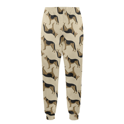 German Shepherd Design Print Pattern JJ0255 Men's Casual Track Pants