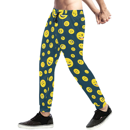 emoji funny Design Print Pattern JJ0120 Men's Sweatpants