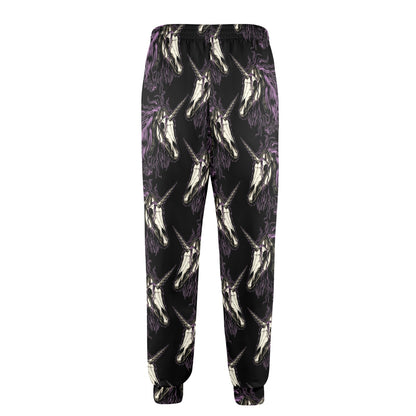 Unicorn Skull head Men's Casual Track Pants