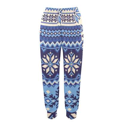 Nordic Pattern Print Design A04 Women's Casual Track Pants