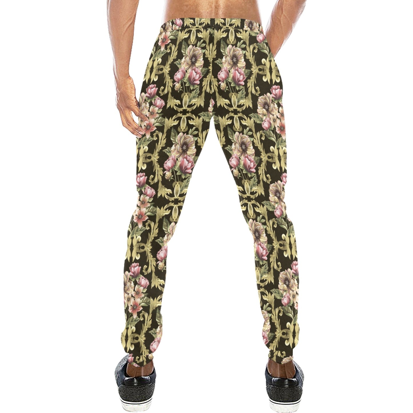 Baroque Pattern Print Design 02 Men's Sweatpants