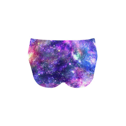 Galaxy Night Stardust Space Print Men's Swimming Briefs