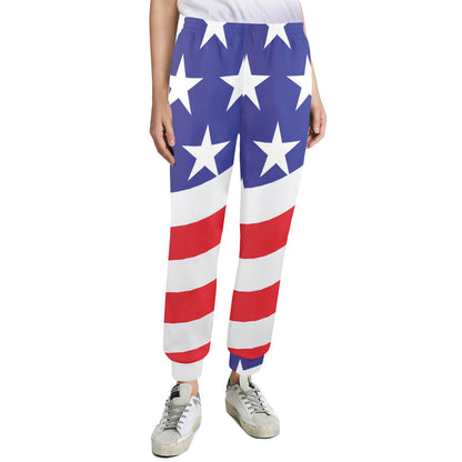 American flag Print Women's Casual Track Pants