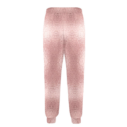 foil pink Design Print Pattern JJ0196 Men's Casual Track Pants