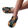 Basketball Fire Print Pattern Unisex Clogs Shoes