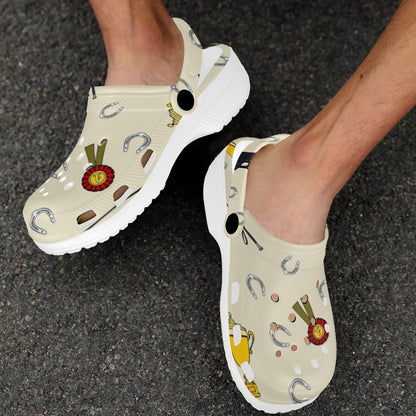 Equestrian Horseshoe Equipment Unisex Clogs Shoes