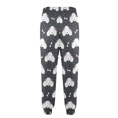 Poodle Pattern Print Design A03 Men's Casual Track Pants