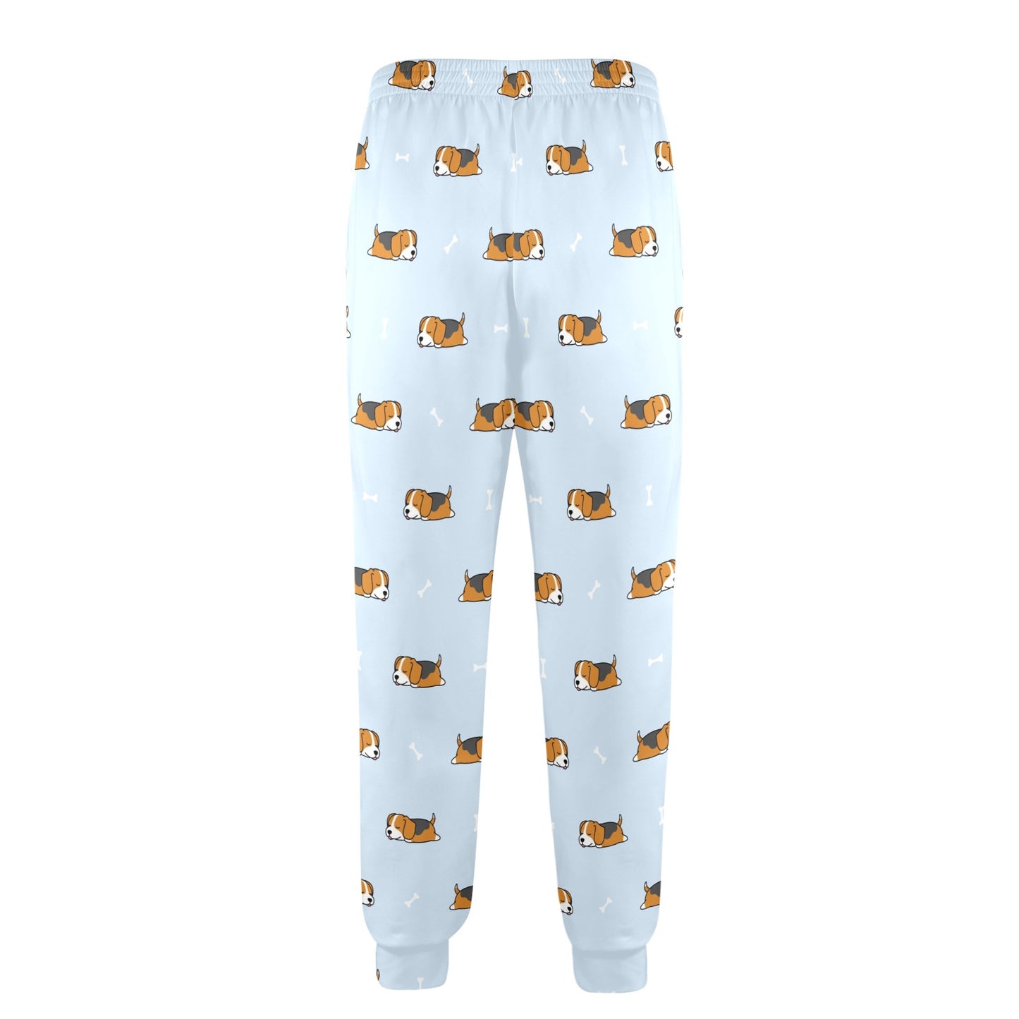 Beagle Pattern Print Design 06 Men's Casual Track Pants