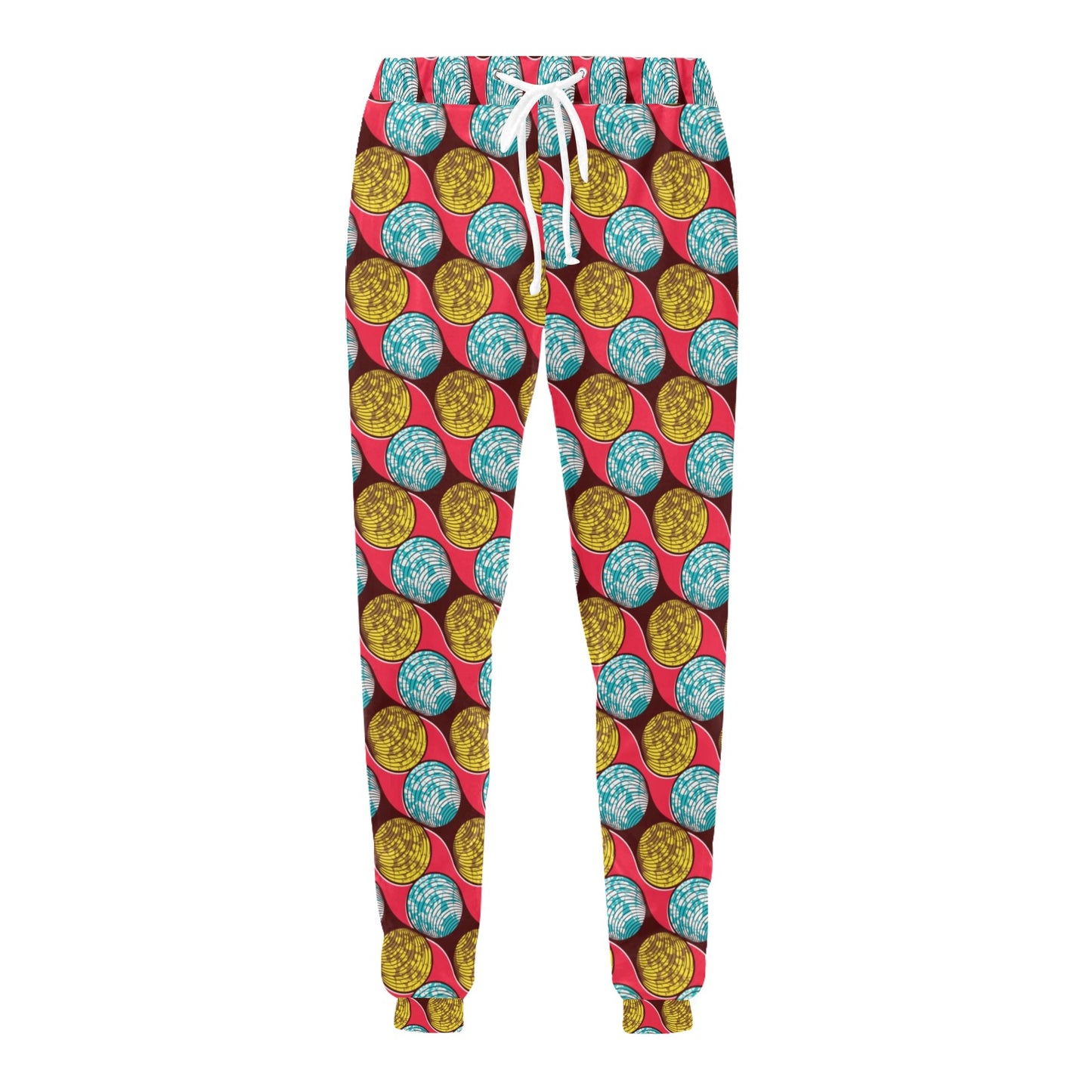African Fashion Print Pattern Men's Sweatpants
